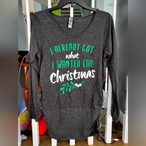 Maternity top size large